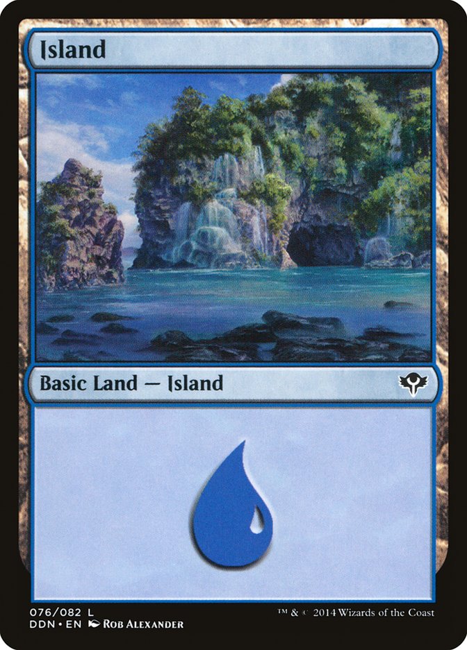 Island (76) [Duel Decks: Speed vs. Cunning] | Anubis Games and Hobby