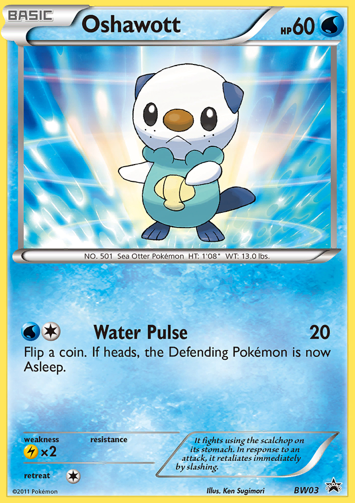 Oshawott (BW03) [Black & White: Black Star Promos] | Anubis Games and Hobby