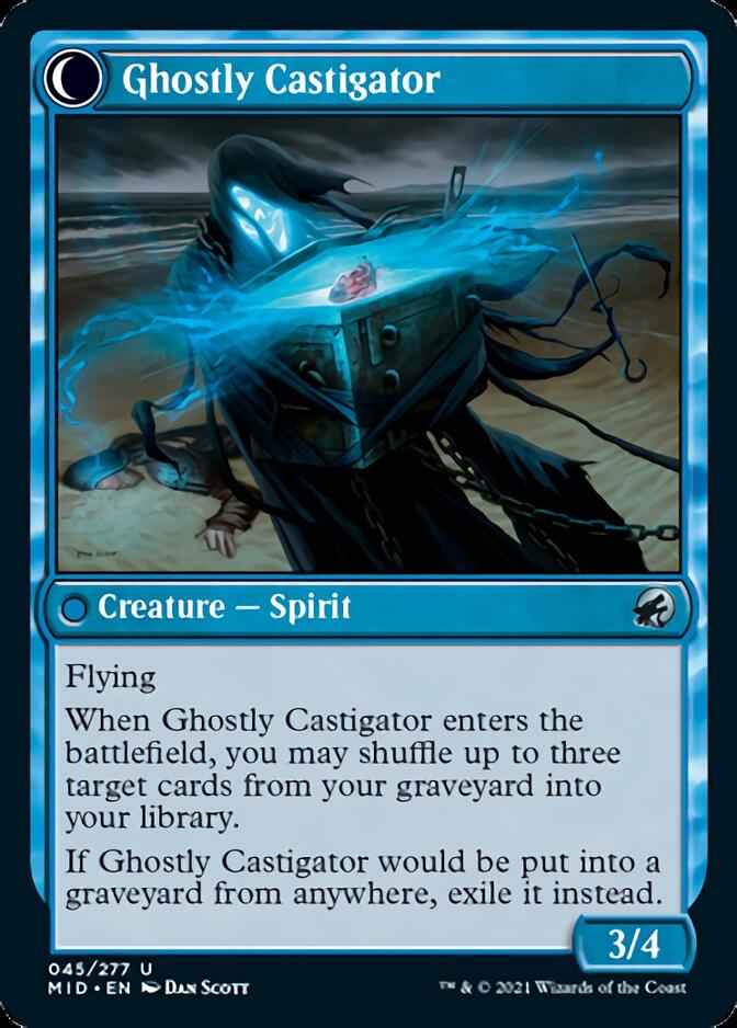 Covetous Castaway // Ghostly Castigator [Innistrad: Midnight Hunt] | Anubis Games and Hobby