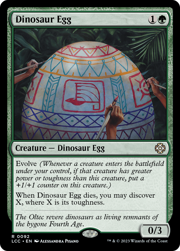 Dinosaur Egg [The Lost Caverns of Ixalan Commander] | Anubis Games and Hobby