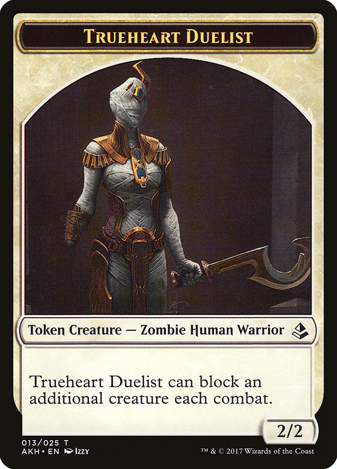 Trueheart Duelist // Snake Double-Sided Token [Amonkhet Tokens] | Anubis Games and Hobby