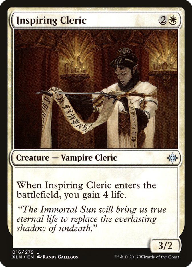 Inspiring Cleric [Ixalan] | Anubis Games and Hobby