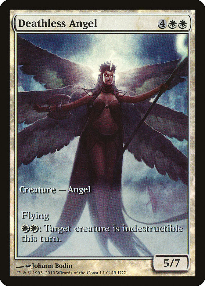 Deathless Angel (Game Day) (Extended Art) [Rise of the Eldrazi Promos] | Anubis Games and Hobby