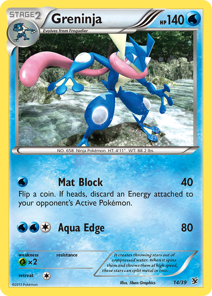 Greninja (14/39) [XY: Kalos Starter Set] | Anubis Games and Hobby