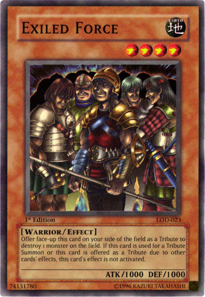 Exiled Force [LOD-023] Super Rare | Anubis Games and Hobby