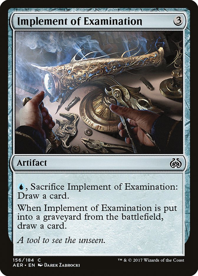 Implement of Examination [Aether Revolt] | Anubis Games and Hobby