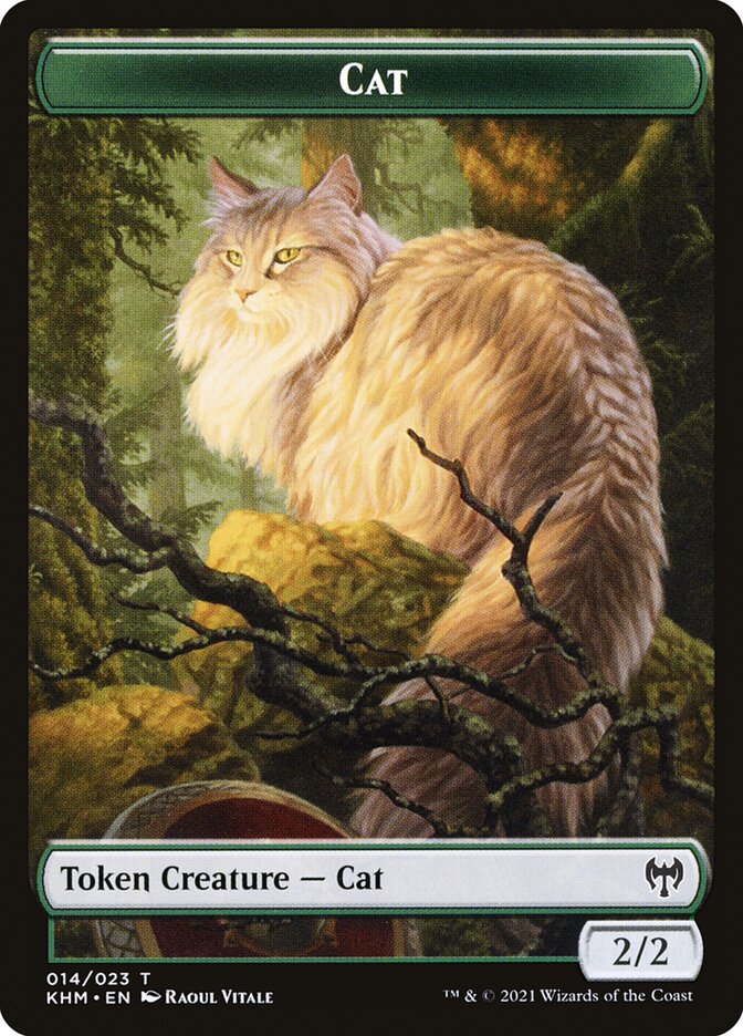 Treasure // Cat Double-Sided Token [Kaldheim Tokens] | Anubis Games and Hobby