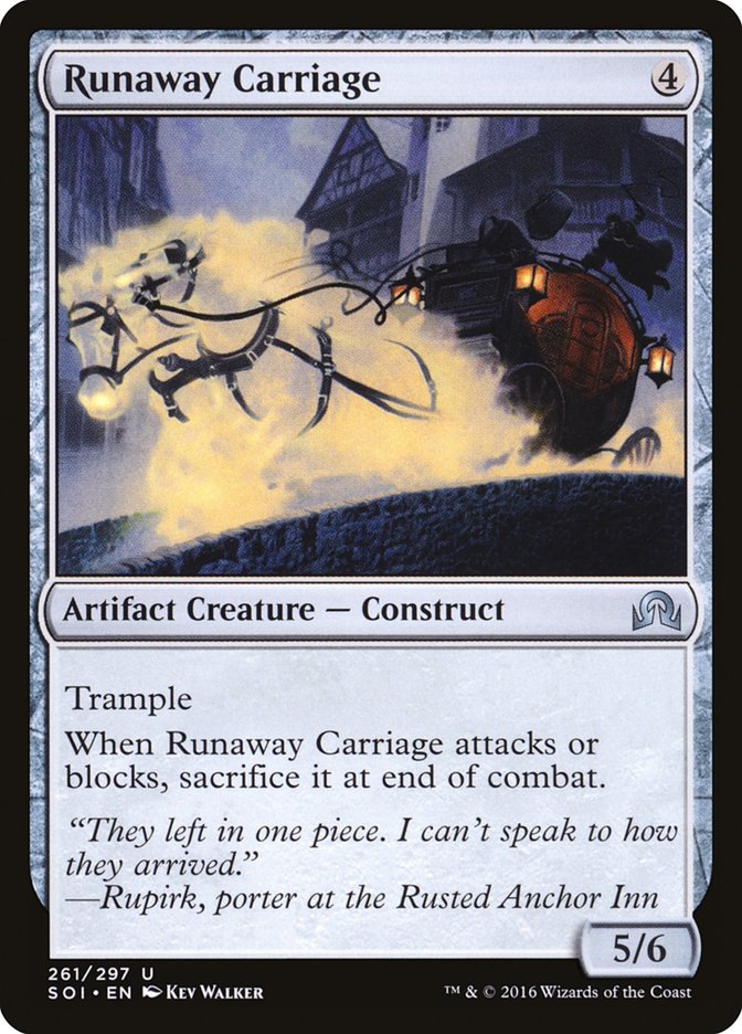 Runaway Carriage [Shadows over Innistrad] | Anubis Games and Hobby