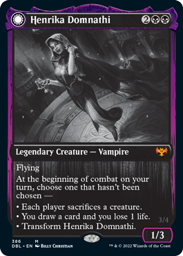 Henrika Domnathi // Henrika, Infernal Seer [Innistrad: Double Feature] | Anubis Games and Hobby