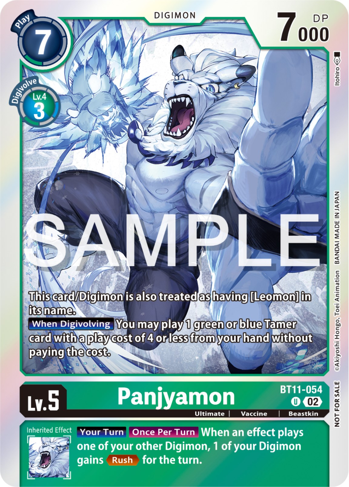 Panjyamon [BT11-054] (Event Pack 6) [Dimensional Phase Promos] | Anubis Games and Hobby