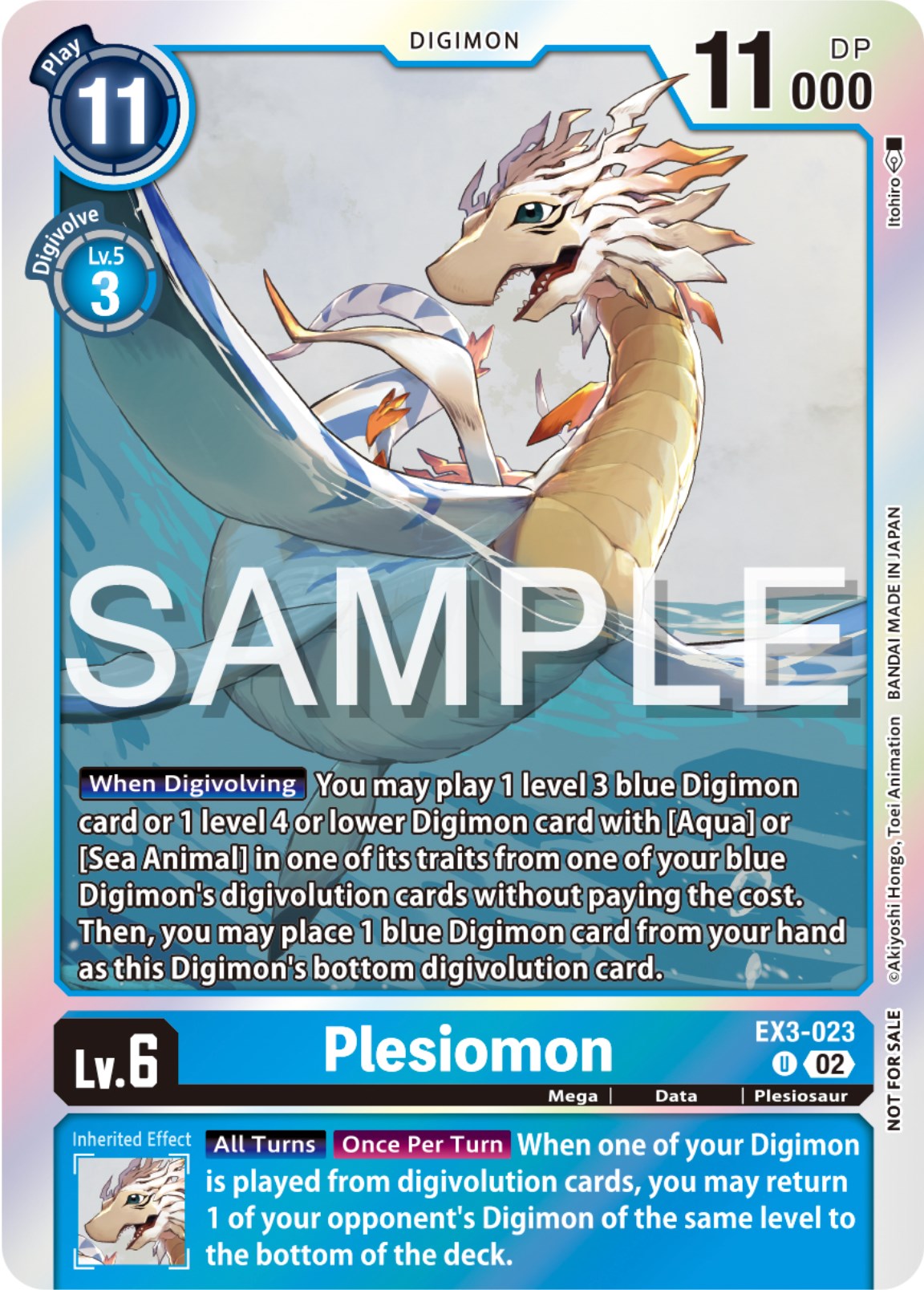 Plesiomon [EX3-023] (Event Pack 6) [Draconic Roar Promos] | Anubis Games and Hobby