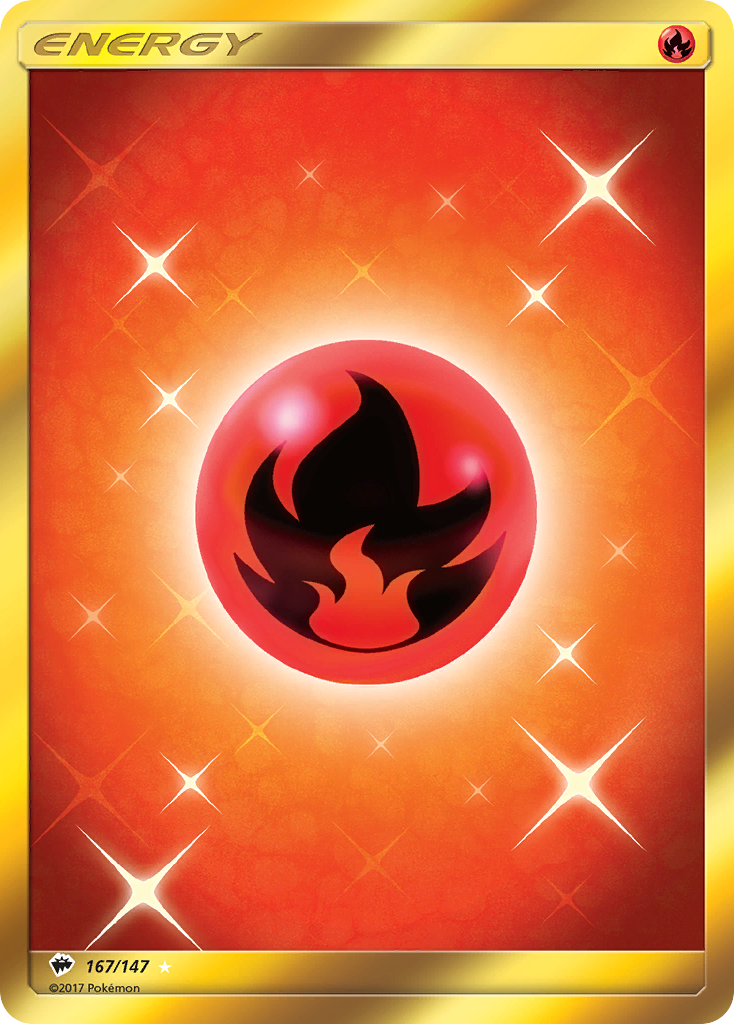 Fire Energy (167/147) [Sun & Moon: Burning Shadows] | Anubis Games and Hobby