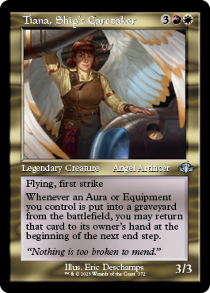 Tiana, Ship's Caretaker (Retro) [Dominaria Remastered] | Anubis Games and Hobby