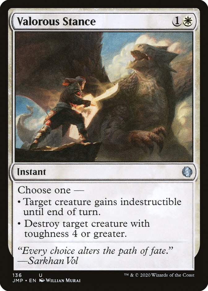 Valorous Stance [Jumpstart] | Anubis Games and Hobby