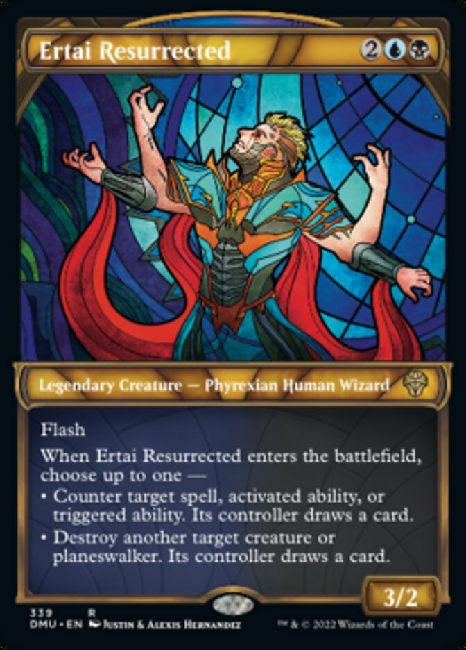 Ertai Resurrected (Showcase Textured) [Dominaria United] | Anubis Games and Hobby