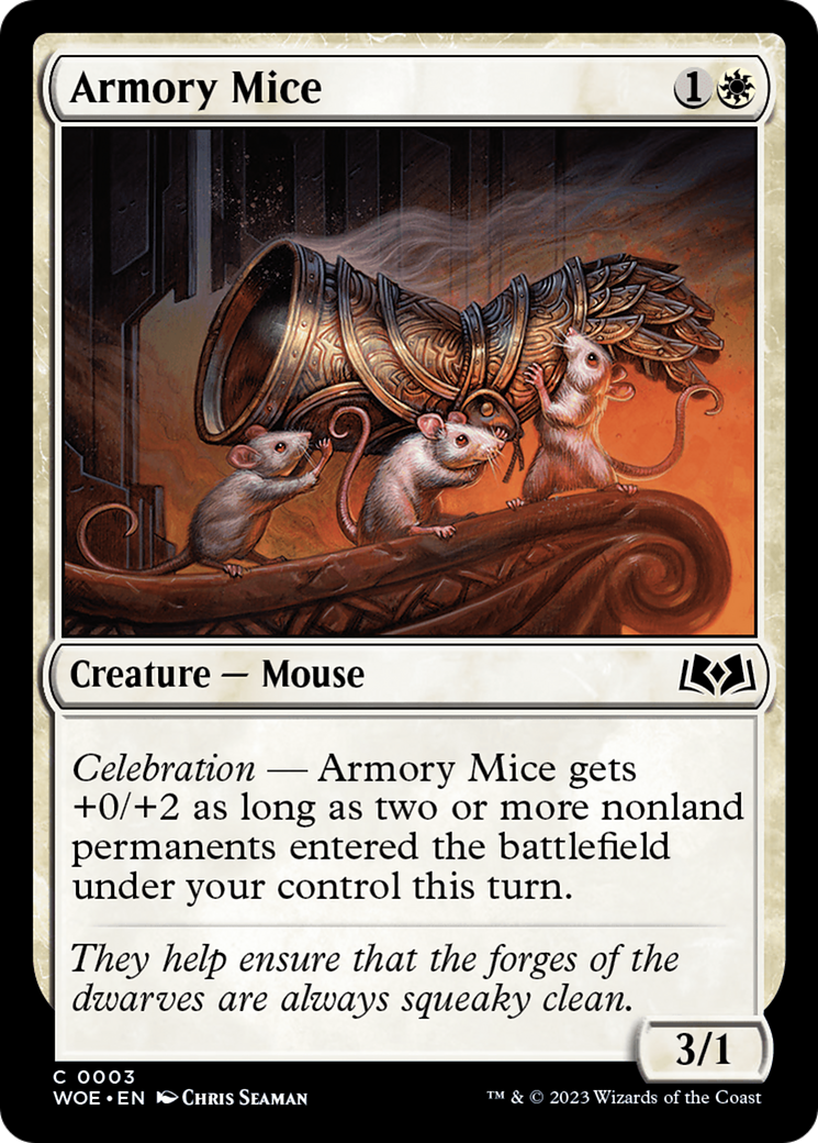 Armory Mice [Wilds of Eldraine] | Anubis Games and Hobby