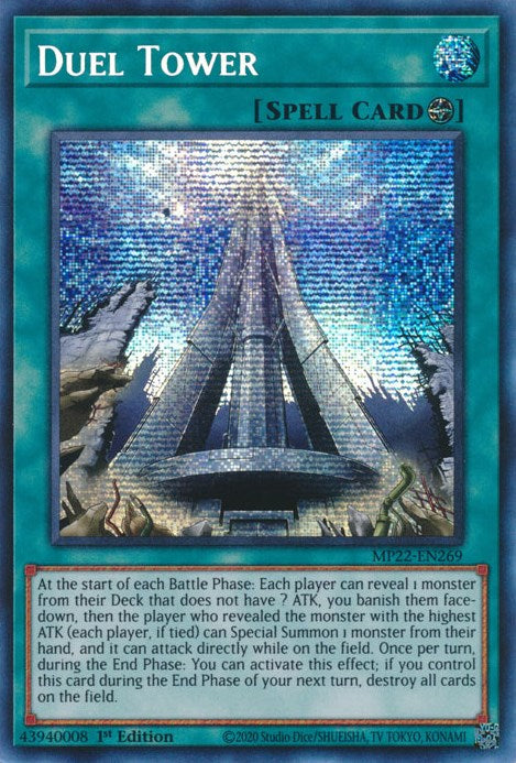 Duel Tower [MP22-EN269] Prismatic Secret Rare | Anubis Games and Hobby