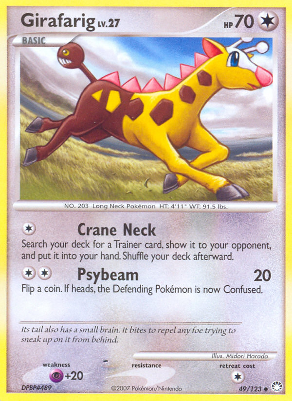 Girafarig (49/123) [Diamond & Pearl: Mysterious Treasures] | Anubis Games and Hobby