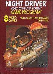 Night Driver [Text Label] - Atari 2600 | Anubis Games and Hobby