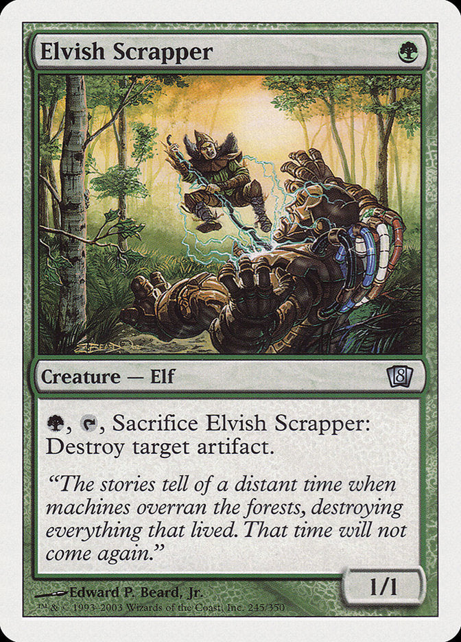 Elvish Scrapper [Eighth Edition] | Anubis Games and Hobby