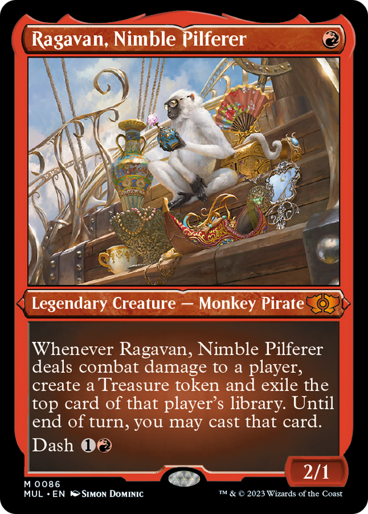 Ragavan, Nimble Pilferer (Foil Etched) [Multiverse Legends] | Anubis Games and Hobby