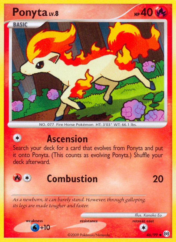 Ponyta (46/99) [Platinum: Arceus] | Anubis Games and Hobby