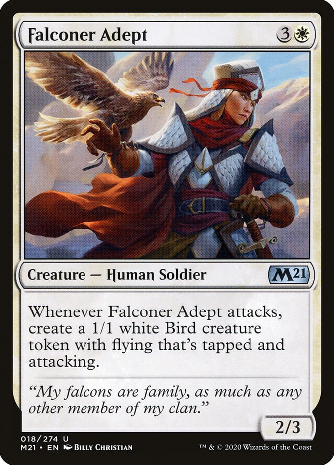 Falconer Adept [Core Set 2021] | Anubis Games and Hobby