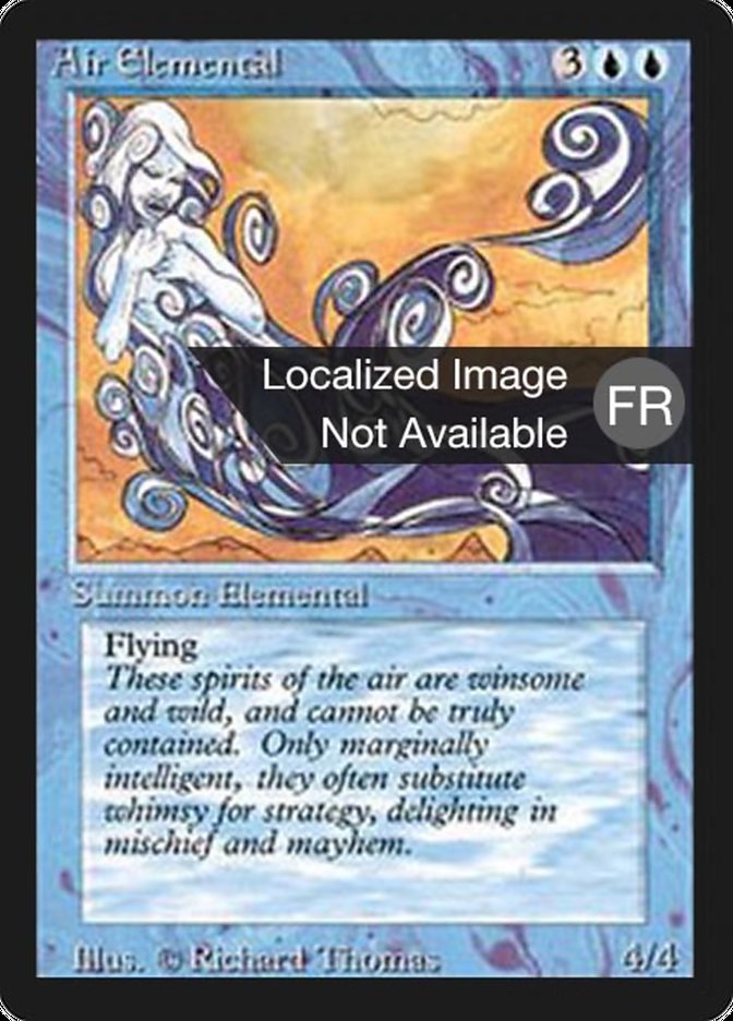 Air Elemental [Foreign Black Border] | Anubis Games and Hobby