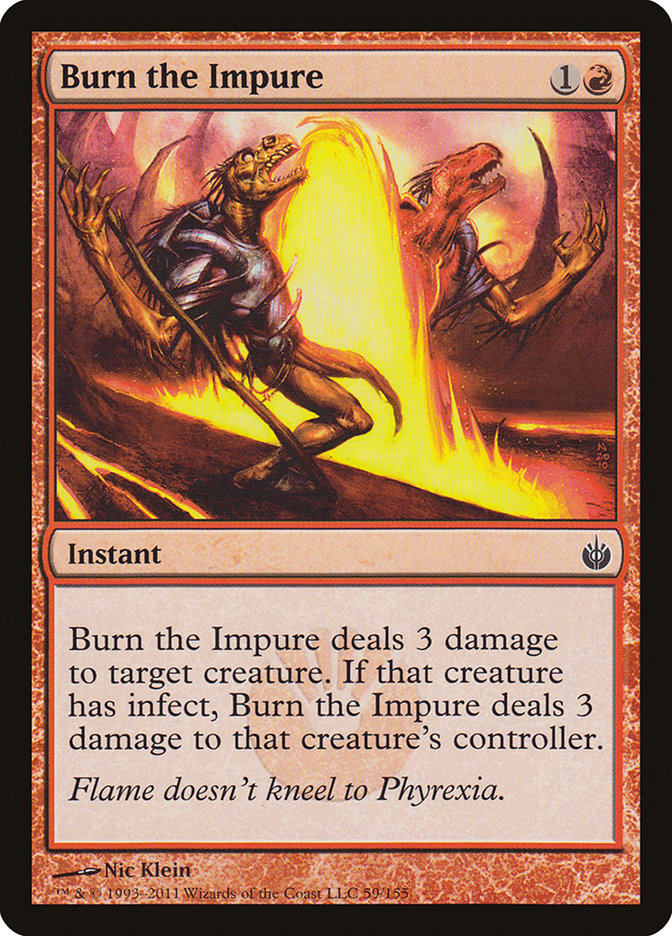 Burn the Impure [Mirrodin Besieged] | Anubis Games and Hobby