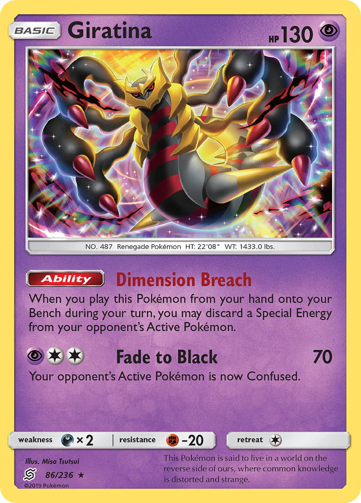 Giratina (86/236) [Sun & Moon: Unified Minds] | Anubis Games and Hobby