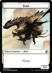 Bird (001) // Sculpture Double-Sided Token [Commander 2019 Tokens] | Anubis Games and Hobby