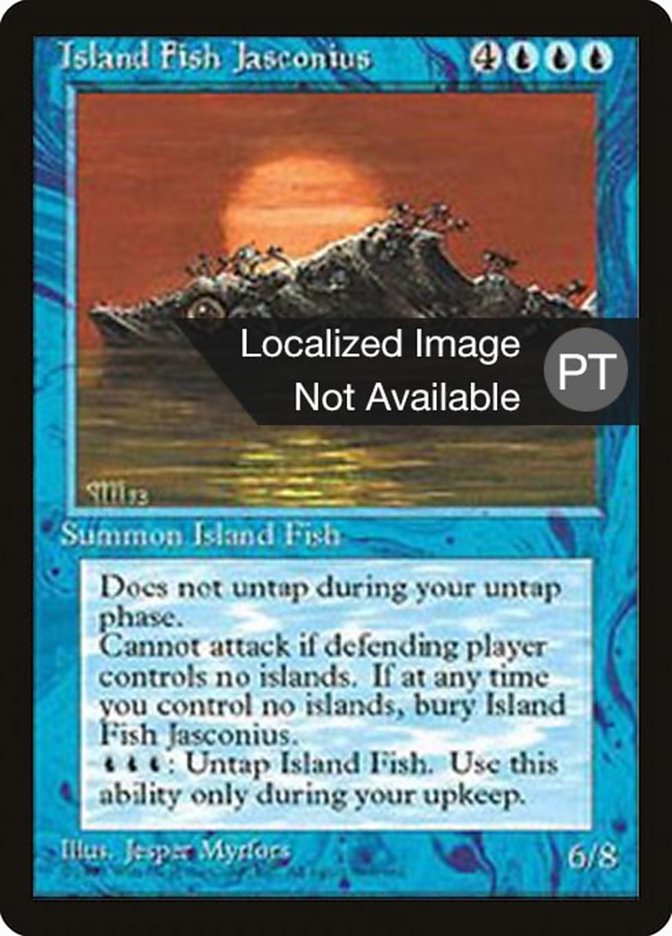 Island Fish Jasconius [Fourth Edition (Foreign Black Border)] | Anubis Games and Hobby