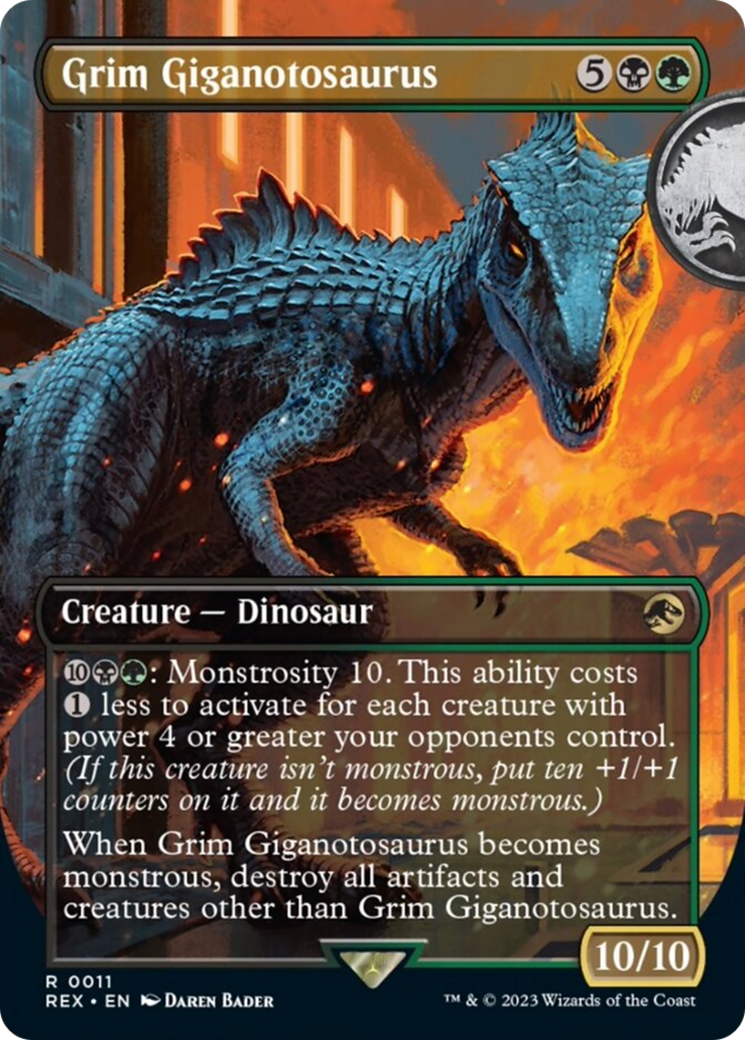 Grim Giganotosaurus (Borderless) [Jurassic World Collection] | Anubis Games and Hobby