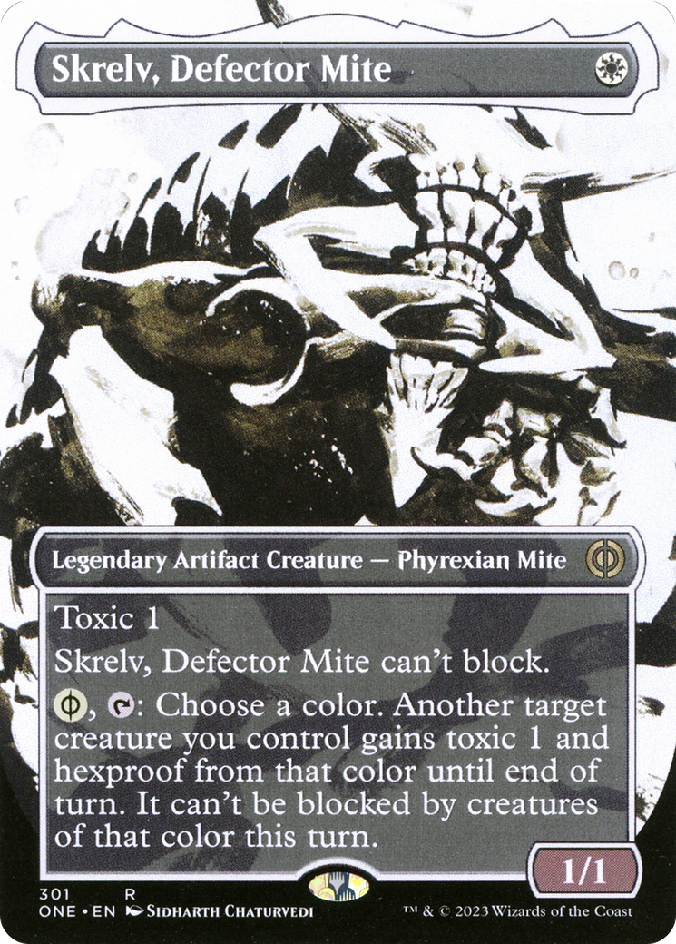 Skrelv, Defector Mite (Borderless Ichor) [Phyrexia: All Will Be One] | Anubis Games and Hobby