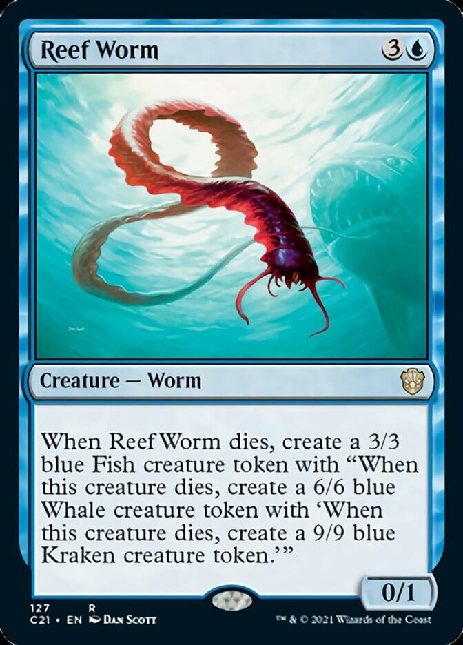 Reef Worm [Commander 2021] | Anubis Games and Hobby
