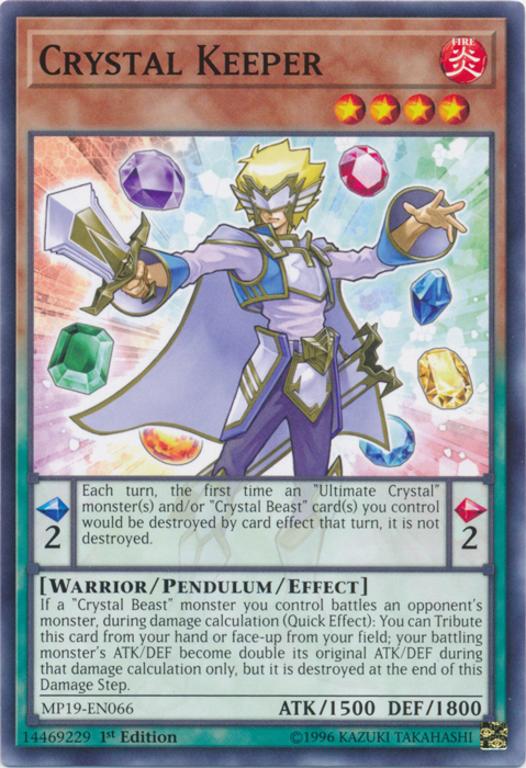 Crystal Keeper [MP19-EN066] Common | Anubis Games and Hobby
