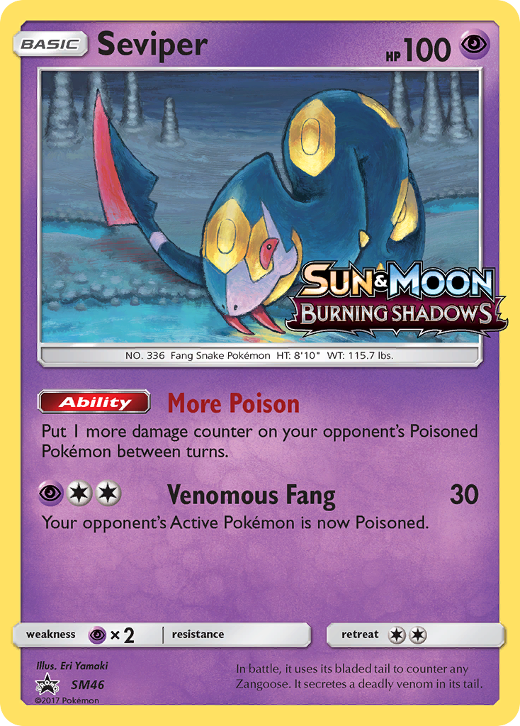 Seviper (SM46) [Sun & Moon: Black Star Promos] | Anubis Games and Hobby