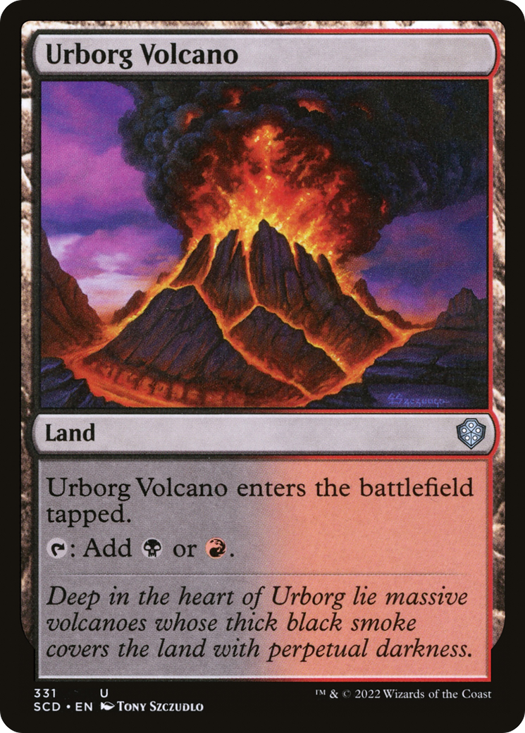 Urborg Volcano [Starter Commander Decks] | Anubis Games and Hobby