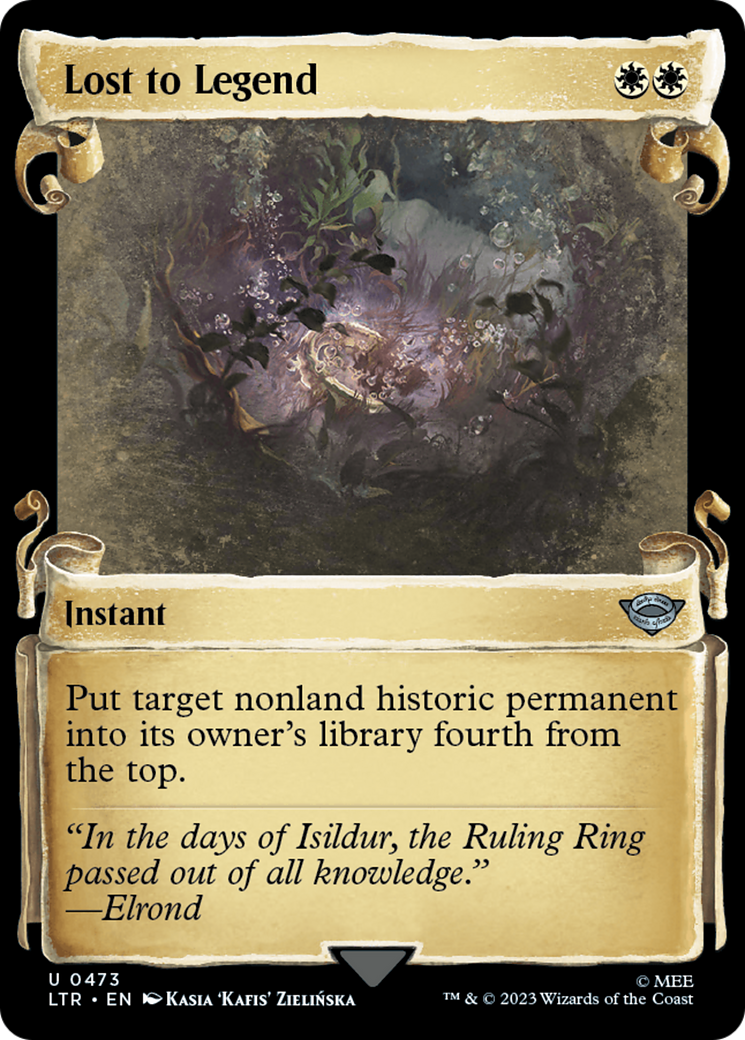 Lost to Legend [The Lord of the Rings: Tales of Middle-Earth Showcase Scrolls] | Anubis Games and Hobby