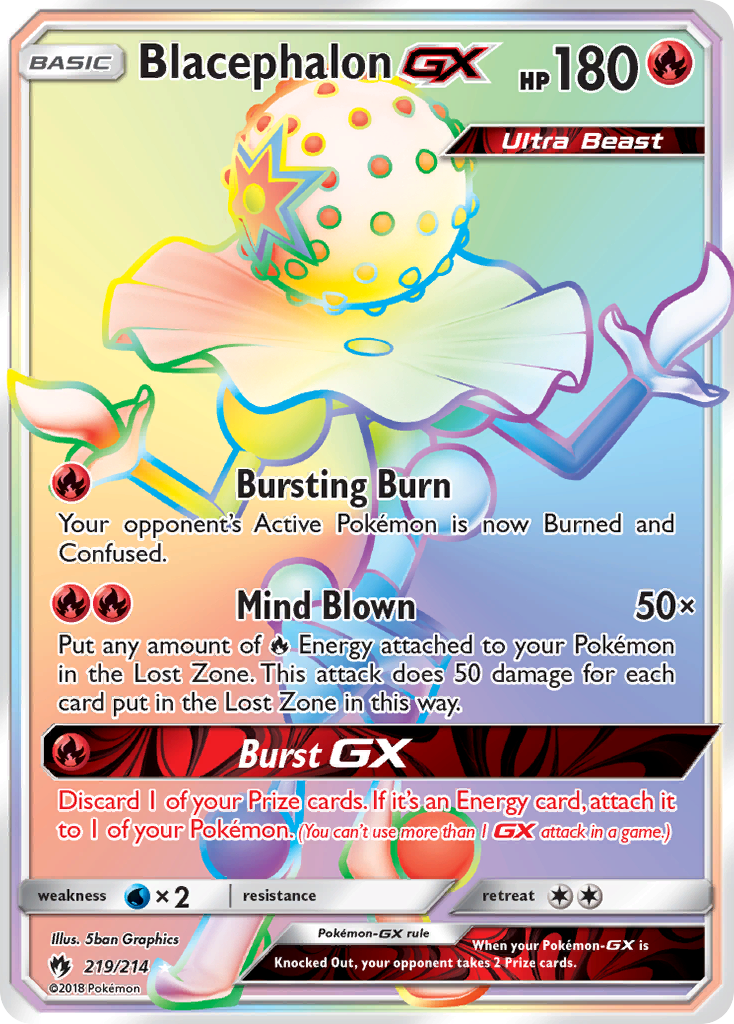 Blacephalon GX (219/214) [Sun & Moon: Lost Thunder] | Anubis Games and Hobby