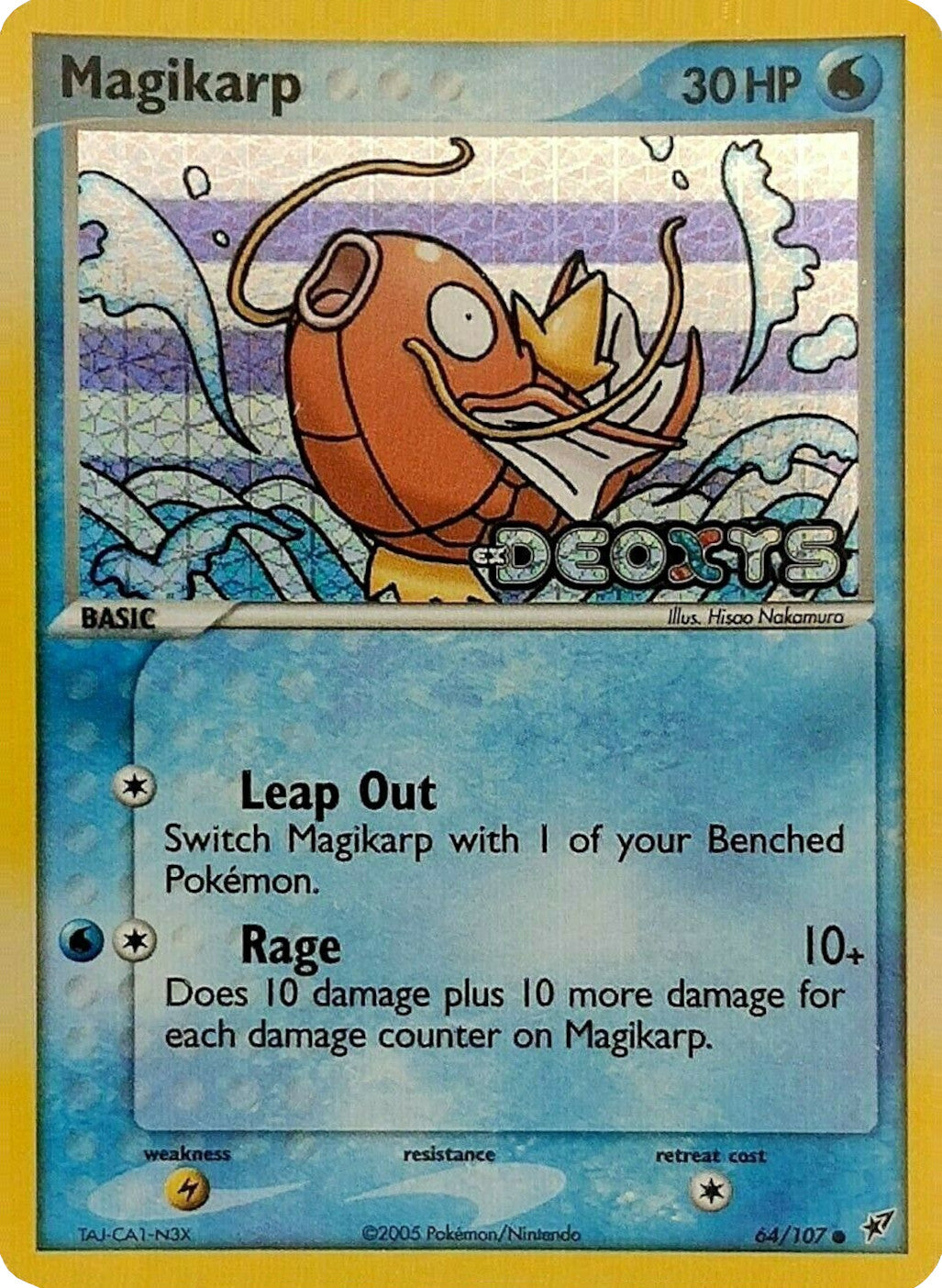 Magikarp (64/107) (Stamped) [EX: Deoxys] | Anubis Games and Hobby