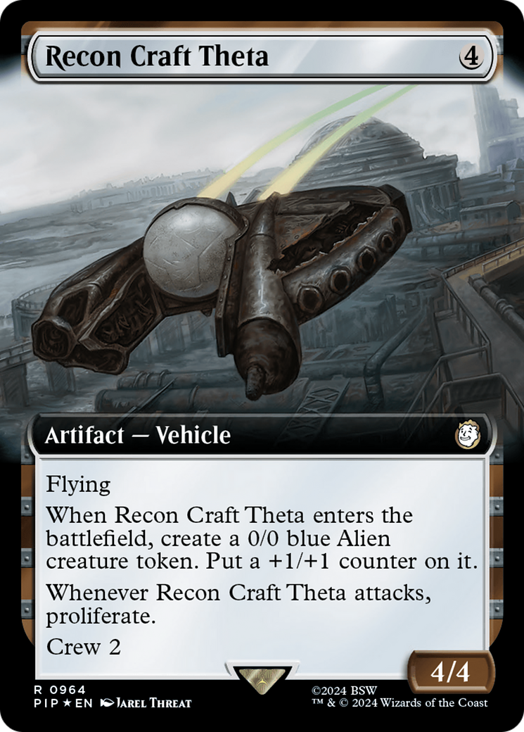 Recon Craft Theta (Extended Art) (Surge Foil) [Fallout] | Anubis Games and Hobby