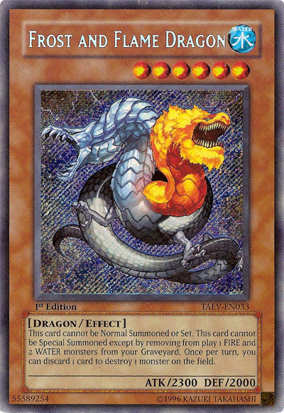 Frost and Flame Dragon [TAEV-EN033] Secret Rare | Anubis Games and Hobby