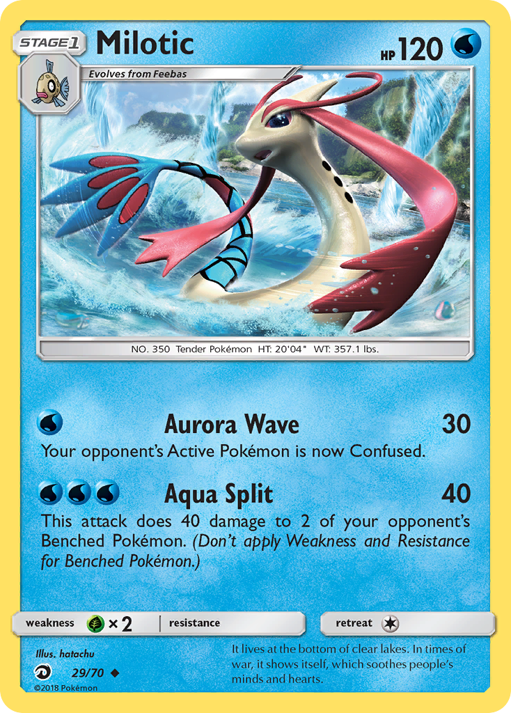 Milotic (29/70) [Sun & Moon: Dragon Majesty] | Anubis Games and Hobby