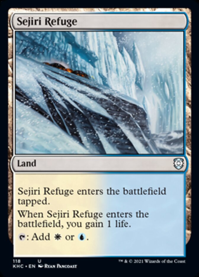 Sejiri Refuge [Kaldheim Commander] | Anubis Games and Hobby