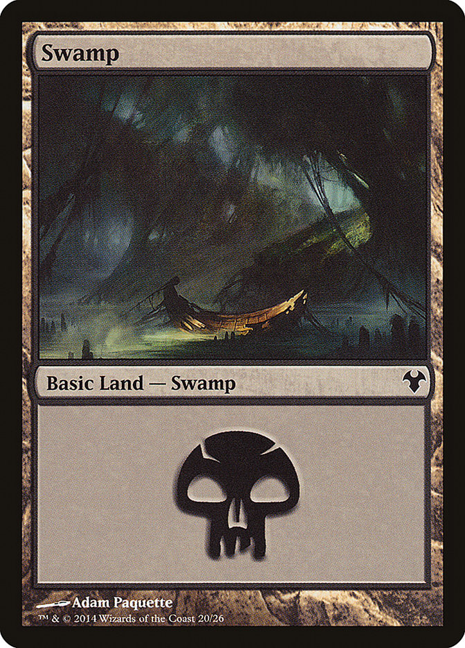 Swamp (20) [Modern Event Deck 2014] | Anubis Games and Hobby