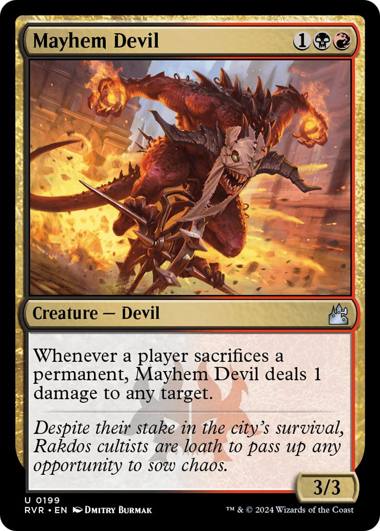 Mayhem Devil [Ravnica Remastered] | Anubis Games and Hobby