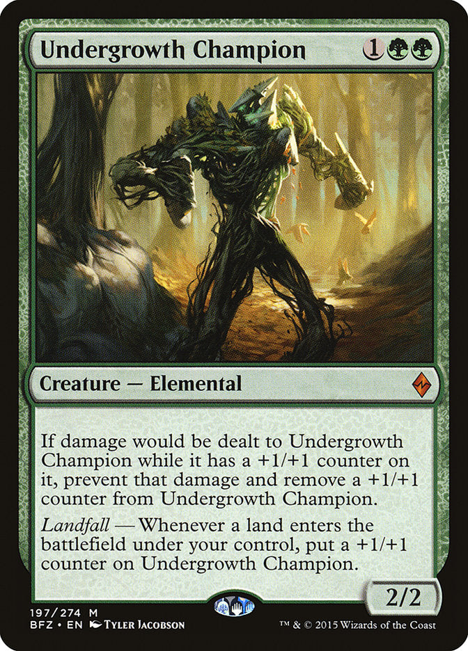 Undergrowth Champion [Battle for Zendikar] | Anubis Games and Hobby
