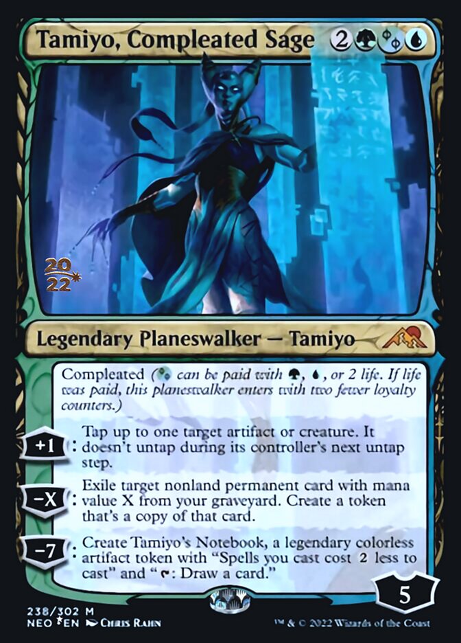 Tamiyo, Compleated Sage [Kamigawa: Neon Dynasty Prerelease Promos] | Anubis Games and Hobby