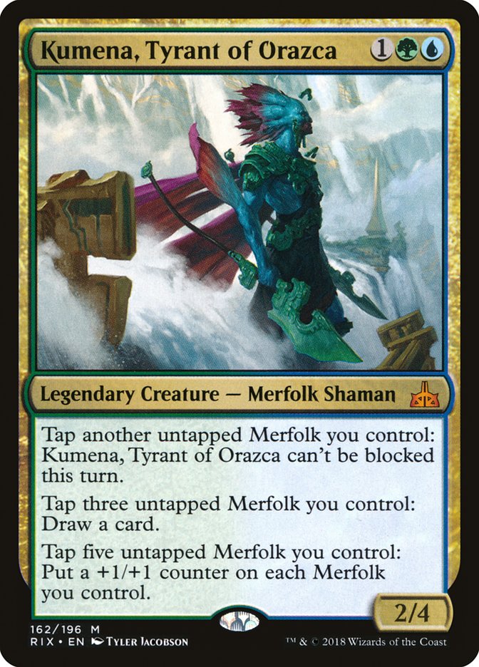 Kumena, Tyrant of Orazca [Rivals of Ixalan] | Anubis Games and Hobby